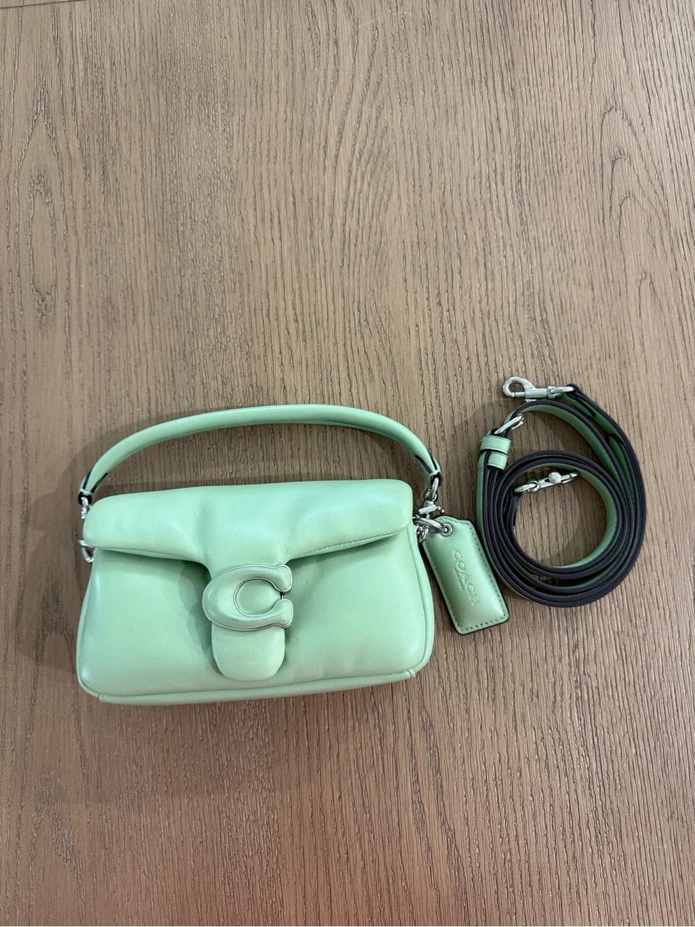 Coach Tabby Pillow Green